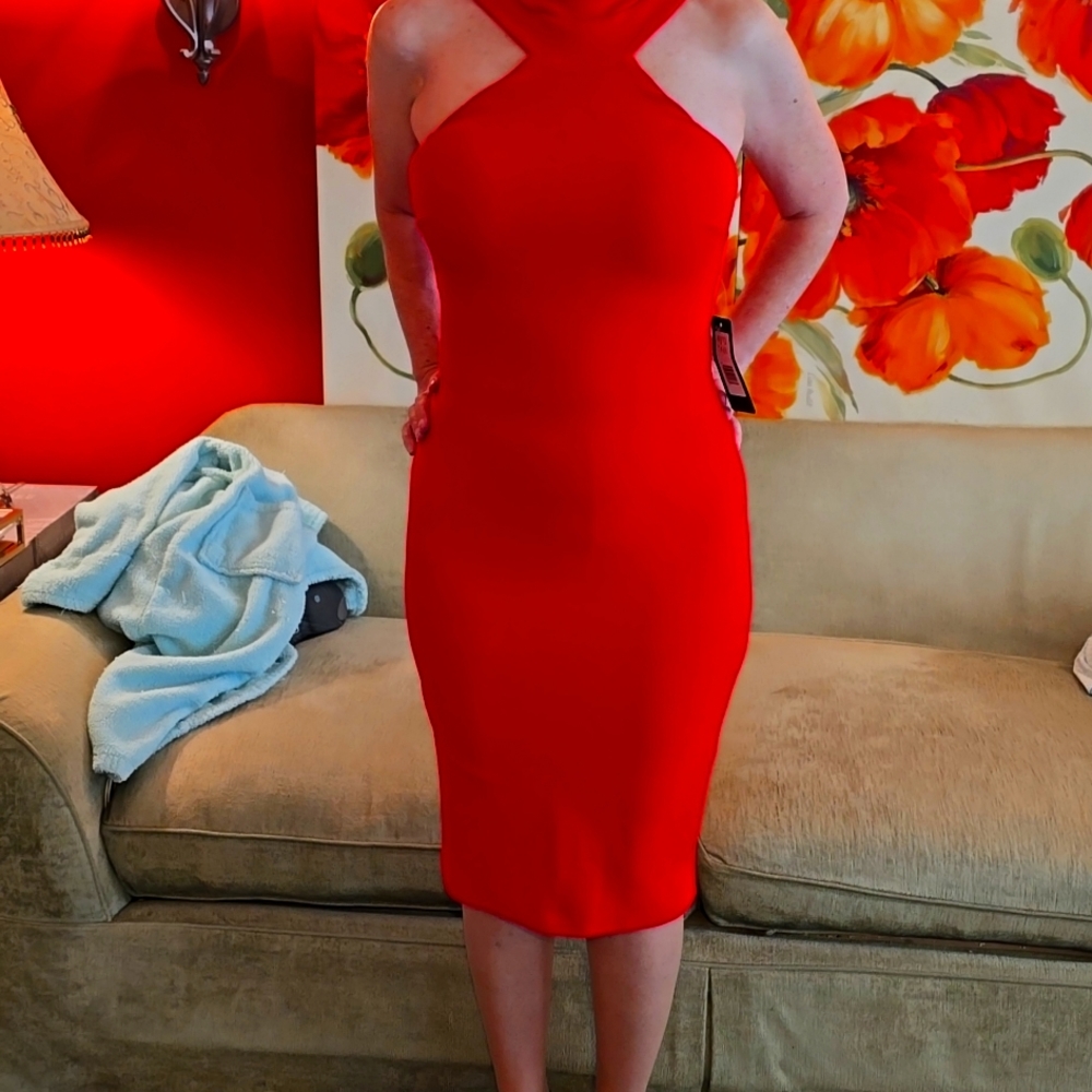 Brand new red cocktail 🍸 dress!!